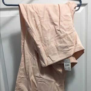 Light pink palazzo pants Linen type fabric